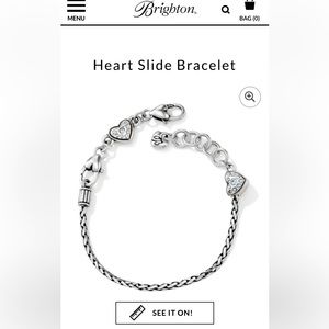 New with tags. Brighton charm bracelet, includes 3 charms and extender!